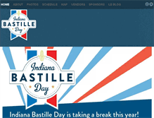 Tablet Screenshot of indianabastilleday.com